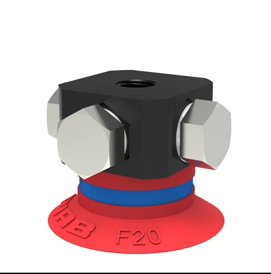 0101274ɁSuction cup F20 Silicone, 5xM5 female-ɁPɁհl(f)