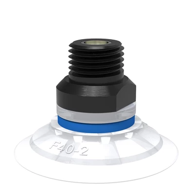 9909669ɁPSuction cup F40-2 Silicone FCM,1/4 NPT male,with mesh filter-ɁPɁհl(f)