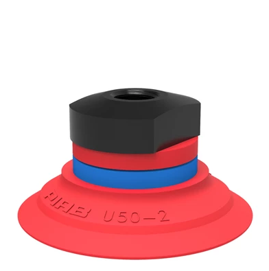 0101810ɁPSuction cup U50-2 Silicone,1/8 NPSF female,with mesh filtermڰ\ƽ\Ĺ-ɁPɁհl(f)piabP