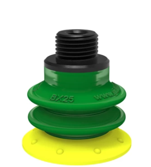0109403ɁPSuction cup BX25P Polyurethane 30/60 with filter, G1/8male / M5 female, with dual flow control valve-ɁPɁӲyP