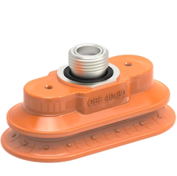 0211404ɁPSuction cup OBF40X80P Polyurethane 60, G3/8 male, with mesh filter-ɁPɁEAβyP