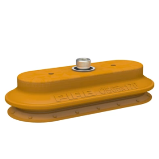 0119129ɁPSuction cup OBF65x170P Polyurethane 55/60, G3/8 male, with mesh filter-ɁPɁEAβyP