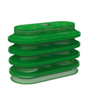 0106697ɁP(pn)Suction cup OBL40x90P Polyurethane 60, with 3 reinforcement plates and load support-ɁP(pn)ɁEAβyP(pn)
