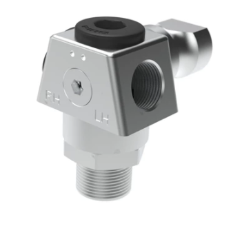 0210549ɁPSuction cup holder - Lock pin 19 - LH/RH - 3/8 NPT M- 1/4 NPT F - 1/8 NPSF-ɁPɁհl(f)
